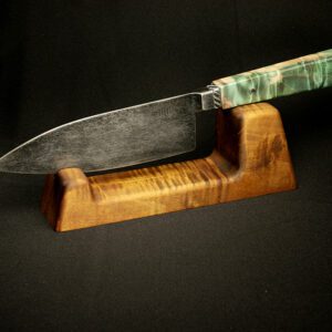 Chef Knife with stone wash finish