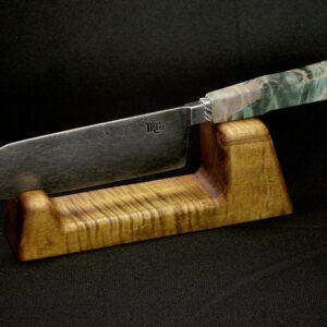Chef Knife with stone wash finish