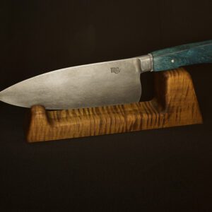 Chef Knife with stone wash finish